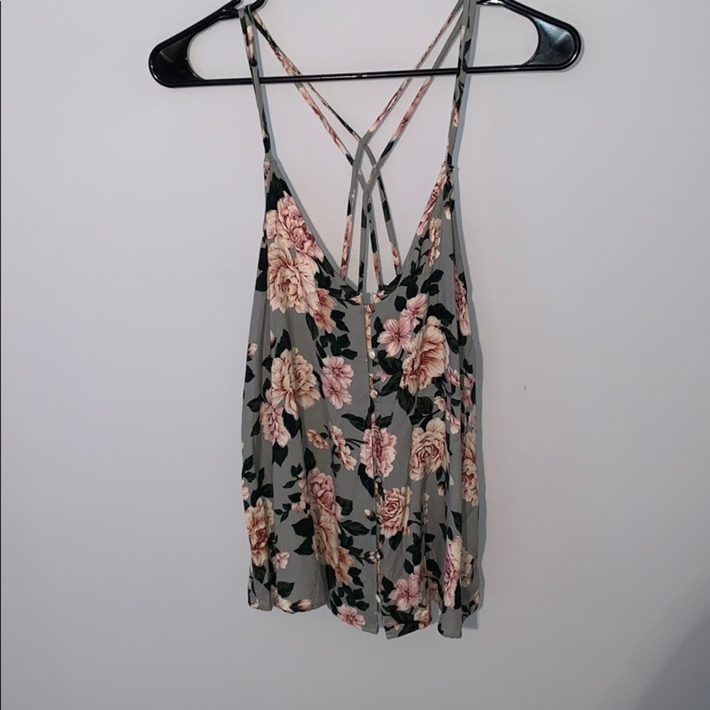 American Eagle: Floral tank top